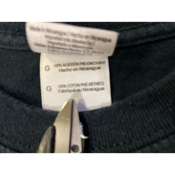 Gildan 2013 Old Chicago Apocalypse T-Shirt Unisex L Used Black Orange Halloween - Picture 7 of 14